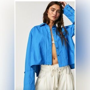 WE THE FREE Remade Poplin Shirt NWT